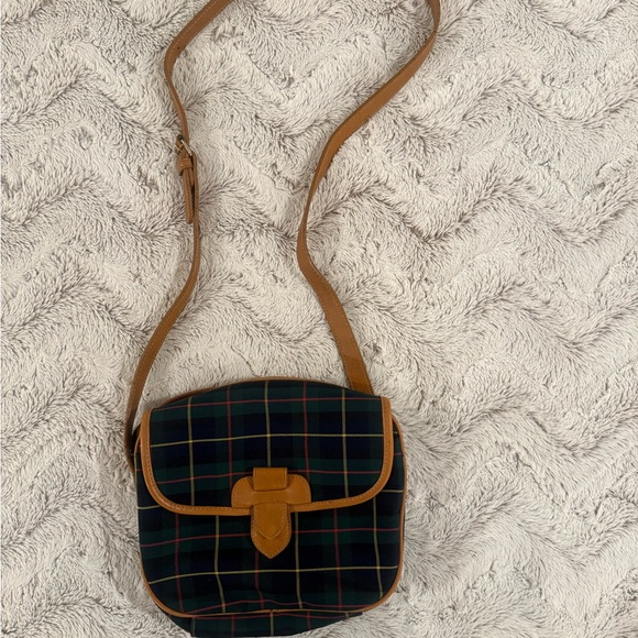 Vintage Keds Blue And Green Plaid Crossbody Purse Y2K 90s Retro Excellent Cond - Picture 6 of 7